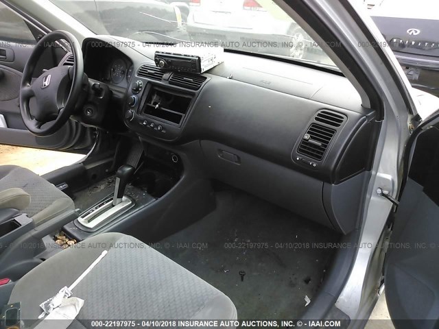 2HGES163X4H612328 - 2004 HONDA CIVIC DX VP Gümüş foto 5