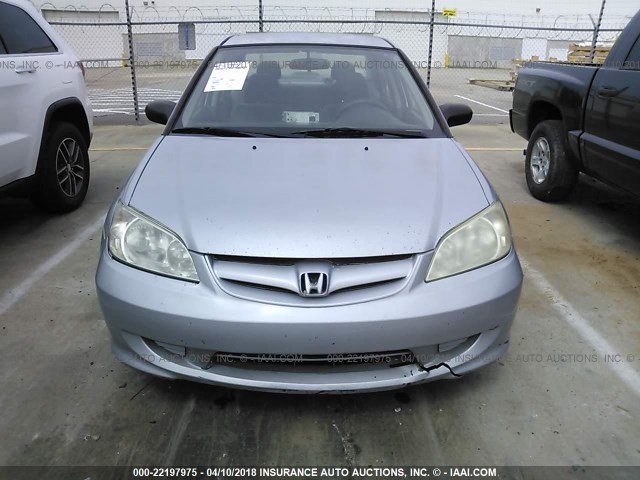 2HGES163X4H612328 - 2004 HONDA CIVIC DX VP Gümüş foto 6