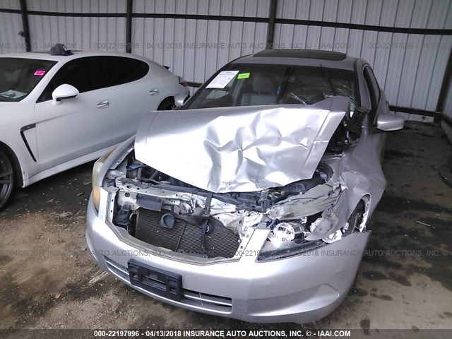 JHMCP26848C066903 - 2008 HONDA ACCORD EXL SILVER photo 6