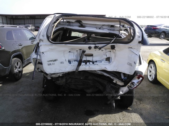 5GAET13P342336409 - 2004 BUICK RAINIER CXL WHITE photo 6