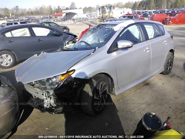 JTNKARJE6GJ502497 - 2016 TOYOTA SCION IM SILVER photo 2