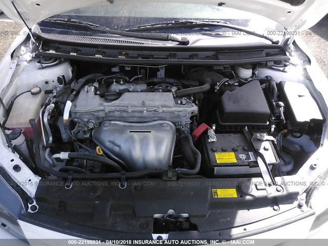 JTKJF5C7XC3031678 - 2012 TOYOTA SCION TC 白色 照片 10