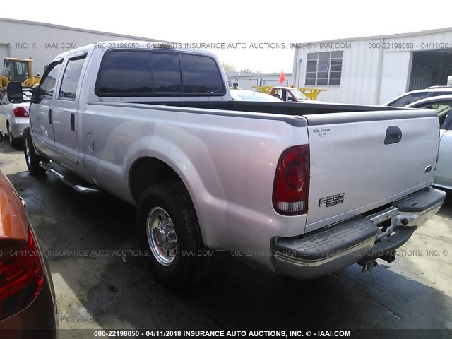 1FTSW30S51EB63970 - 2001 FORD F350 SRW SUPER DUTY SILVER photo 3