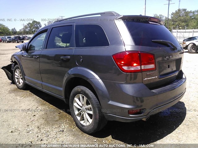 3C4PDCBG5FT664112 - 2015 DODGE JOURNEY SXT GRAY photo 3