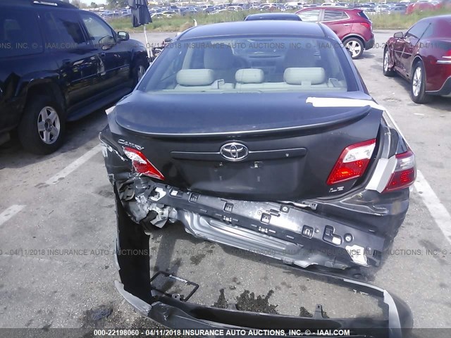 4T1BE46K79U823567 - 2009 TOYOTA CAMRY SE/LE/XLE GRAY photo 6
