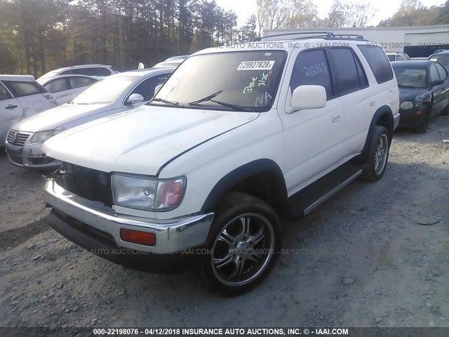 JT3GN86R2T0012096 - 1996 TOYOTA 4RUNNER SR5 WHITE photo 2