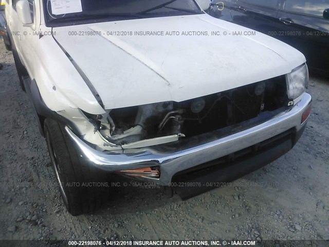 JT3GN86R2T0012096 - 1996 TOYOTA 4RUNNER SR5 WHITE photo 6