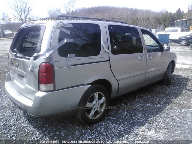 1GNDV23L75D269897 - 2005 CHEVROLET UPLANDER LS 银色 照片 4