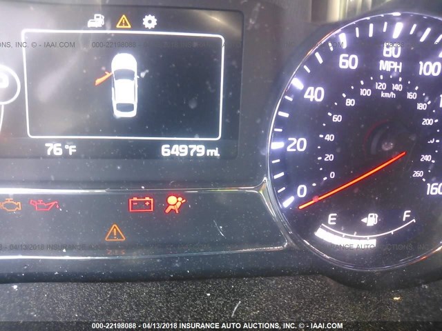 5XXGR4A60EG322934 - 2014 KIA OPTIMA SX BLUE photo 7