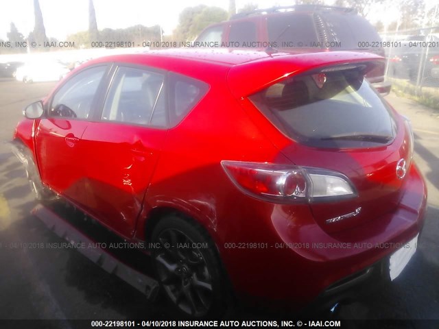 JM1BL1L42D1735826 - 2013 MAZDA SPEED 3 RED photo 3