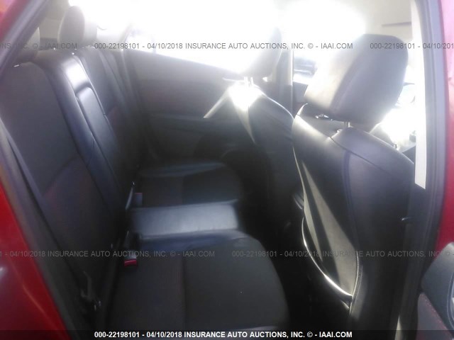 JM1BL1L42D1735826 - 2013 MAZDA SPEED 3 RED photo 8