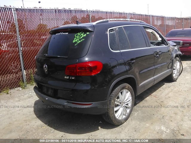 WVGAV7AX2FW605858 - 2015 VOLKSWAGEN TIGUAN S/SE/SEL/R-LINE BLACK photo 4