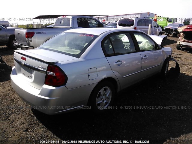 1G1ZT54845F232464 - 2005 CHEVROLET MALIBU LS 银色 照片 4
