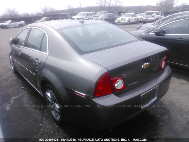 1G1ZC5EB7AF262661 - 2010 CHEVROLET MALIBU 1LT 棕色 照片 3
