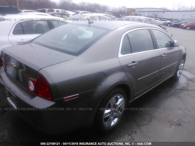 1G1ZC5EB7AF262661 - 2010 CHEVROLET MALIBU 1LT 棕色 照片 4