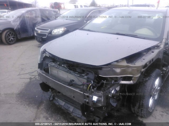 1G1ZC5EB7AF262661 - 2010 CHEVROLET MALIBU 1LT 棕色 照片 6