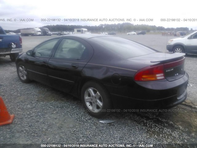 2B3HD46R54H663779 - 2004 DODGE INTREPID SE BURGUNDY photo 3