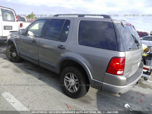 1FMZU73K63ZB12539 - 2003 FORD EXPLORER XLT/XLT SPORT/NBX GRAY photo 3