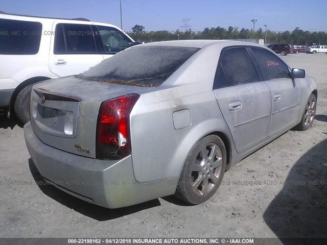 1G6DM57N130149495 - 2003 CADILLAC CTS SILVER photo 4