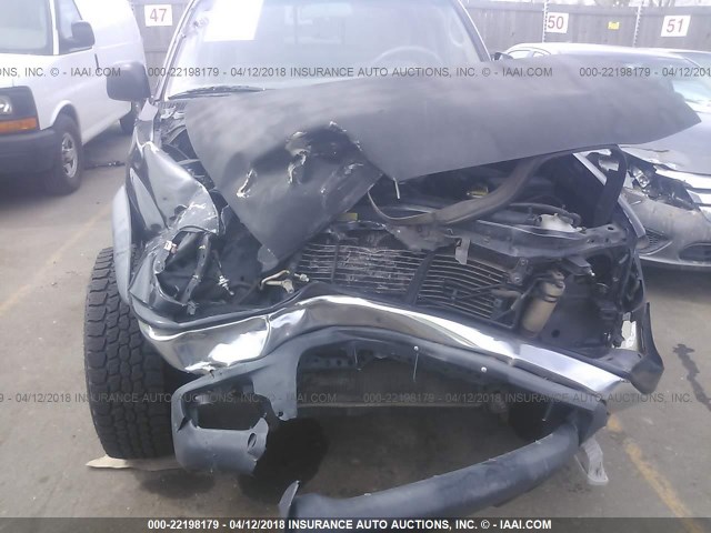 5TEHN72N52Z030247 - 2002 TOYOTA TACOMA DOUBLE CAB 黑色 照片 6