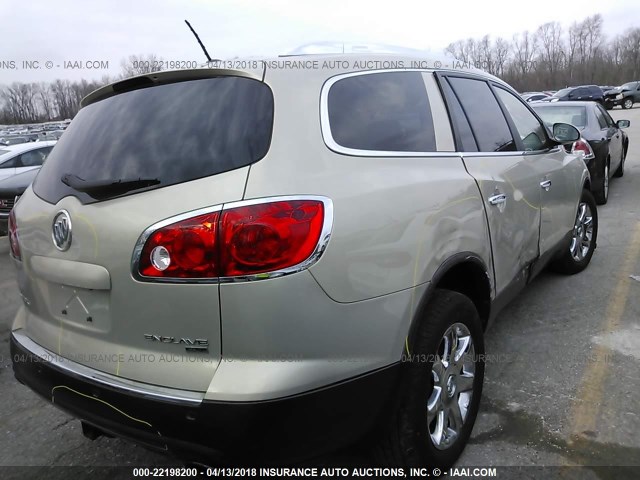 5GALVBED4AJ114540 - 2010 BUICK ENCLAVE CXL ბეჟი ფოტო 4