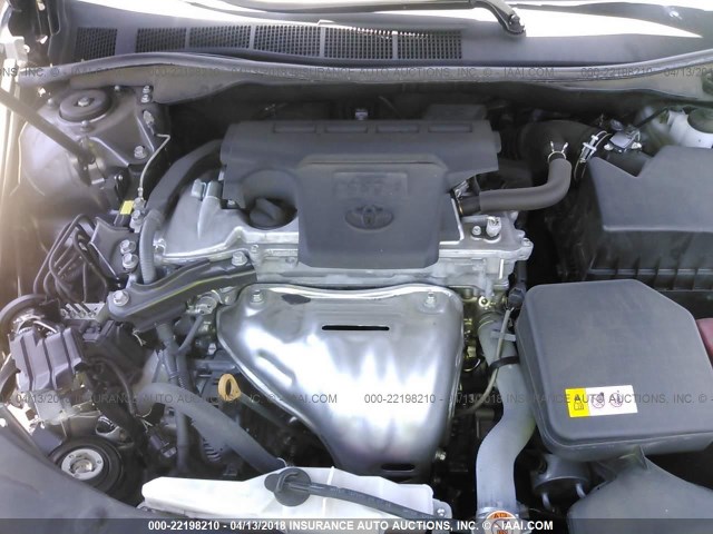 4T1BF1FK3HU367335 - 2017 TOYOTA CAMRY LE/XLE/SE/XSE GRAY photo 10