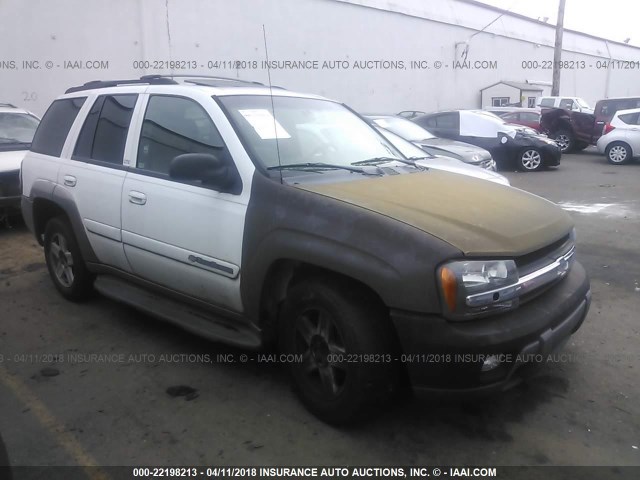 1GNDS13S532258433 - 2003 CHEVROLET TRAILBLAZER  WHITE photo 1