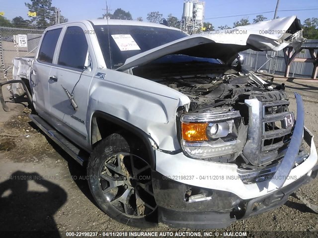 3GTU2VEC2FG282271 - 2015 GMC SIERRA K1500 SLT WHITE photo 1