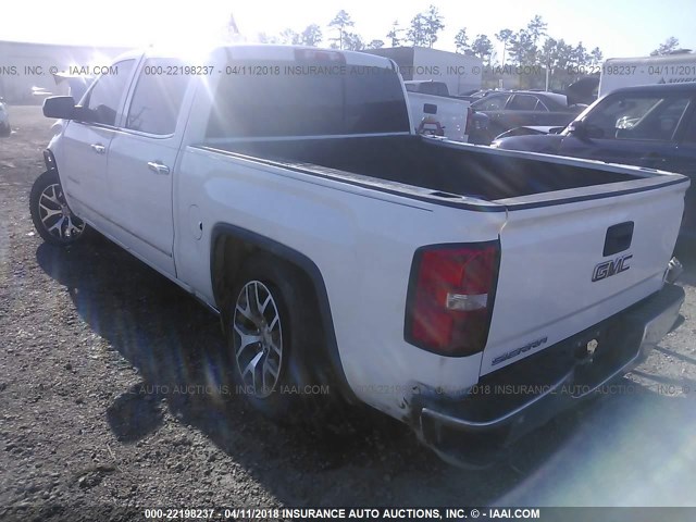 3GTU2VEC2FG282271 - 2015 GMC SIERRA K1500 SLT WHITE photo 3