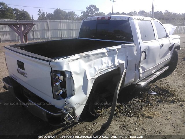 3GTU2VEC2FG282271 - 2015 GMC SIERRA K1500 SLT WHITE photo 4