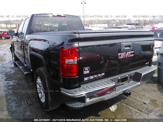 1GTV2MEC1HZ110654 - 2017 GMC SIERRA K1500 SLE BLACK photo 3