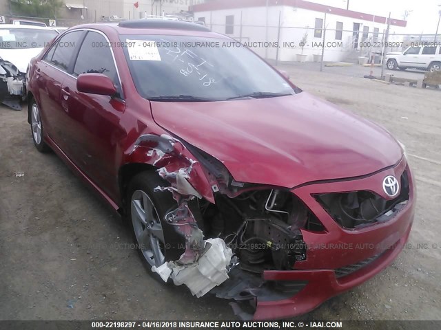 4T1BF3EK1BU151715 - 2011 TOYOTA CAMRY SE/LE/XLE RED photo 1