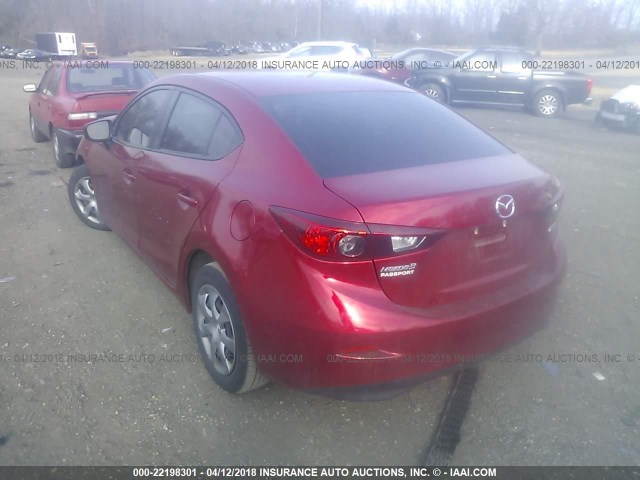 3MZBM1U74FM169211 - 2015 MAZDA 3 SPORT RED photo 3