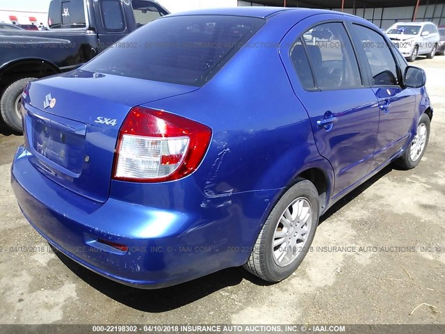 JS2YC5A32C6305782 - 2012 SUZUKI SX4 LE BLUE photo 4