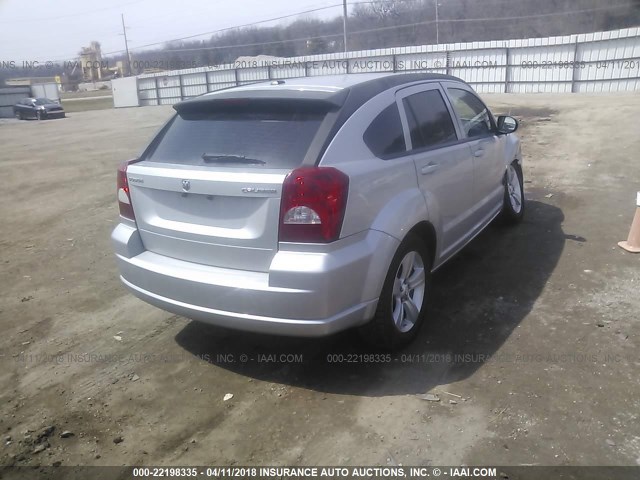 1B3CB3HA3AD568048 - 2010 DODGE CALIBER MAINSTREET SILVER photo 4