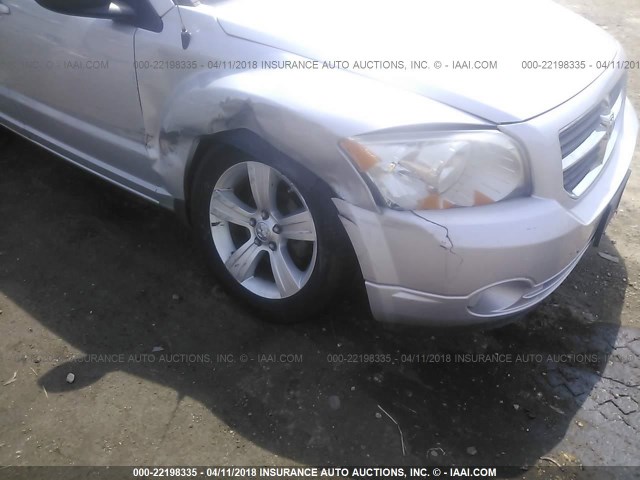 1B3CB3HA3AD568048 - 2010 DODGE CALIBER MAINSTREET SILVER photo 6