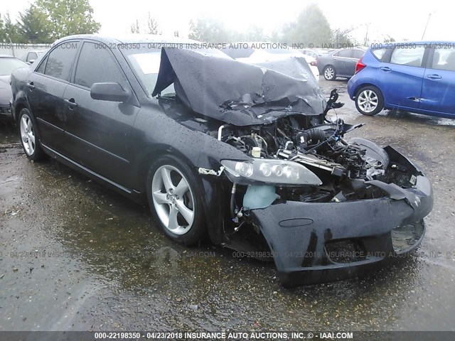 1YVHP80C085M36332 - 2008 MAZDA 6 I BLACK photo 1