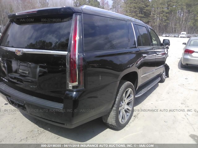 1GYS4SKJ2FR542200 - 2015 CADILLAC ESCALADE ESV LUXURY BLACK photo 4
