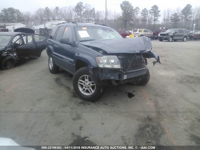 1J4GW48S84C182412 - 2004 JEEP GRAND CHEROKEE LAREDO/COLUMBIA/FREEDOM 蓝色 照片 1