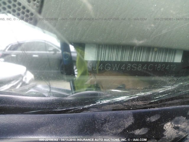 1J4GW48S84C182412 - 2004 JEEP GRAND CHEROKEE LAREDO/COLUMBIA/FREEDOM 蓝色 照片 9