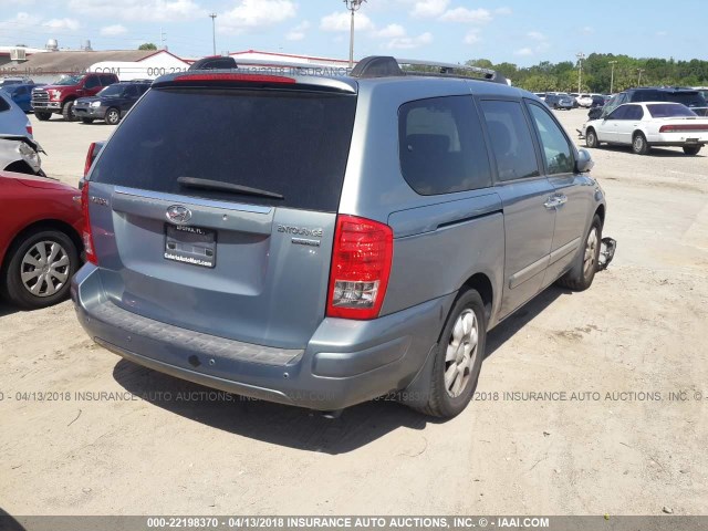 KNDMC233386052094 - 2008 HYUNDAI ENTOURAGE GLS/SE/LIMITED GRAY photo 4