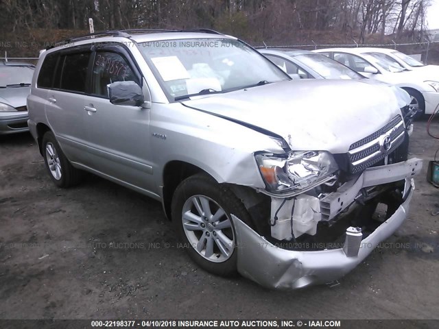 JTEEW21A360018181 - 2006 TOYOTA HIGHLANDER HYBRID SILVER photo 1