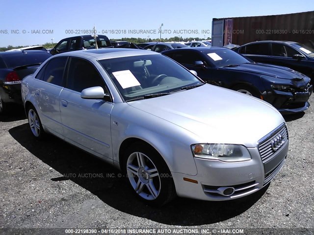 WAUAF78E57A281760 - 2007 AUDI A4 2/TURBO SILVER photo 1