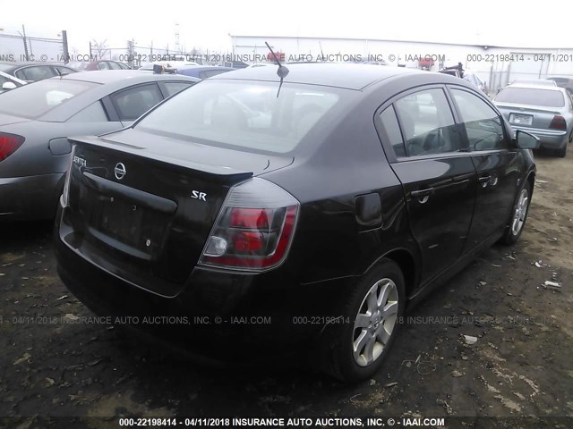 3N1AB6AP2BL651118 - 2011 NISSAN SENTRA 2.0/2.0S/SR/2.0SL BLACK photo 4