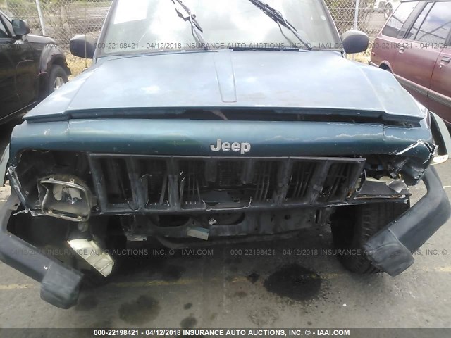 1J4FT68S2WL124105 - 1998 JEEP CHEROKEE SPORT/CLASSIC Zielony zdjęcie 6