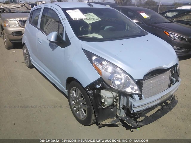 KL8CL6S09EC400254 - 2014 CHEVROLET SPARK EV 2LT BLUE photo 6