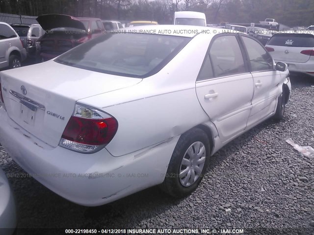 4T1BE30K36U643520 - 2006 TOYOTA CAMRY LE/XLE/SE Ağ foto 4