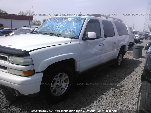 3GNFK16Z64G225063 - 2004 CHEVROLET SUBURBAN K1500 WHITE photo 6