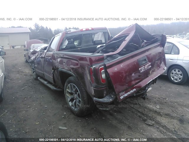 3GTU2NEC8HG377923 - 2017 GMC SIERRA K1500 SLT MAROON photo 3