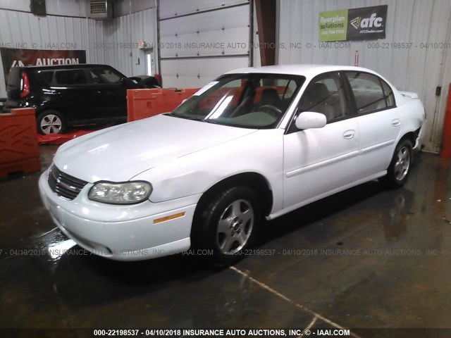 1G1NE52J83M571364 - 2003 CHEVROLET MALIBU LS WHITE photo 2